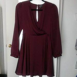 Express Mock wrap dress